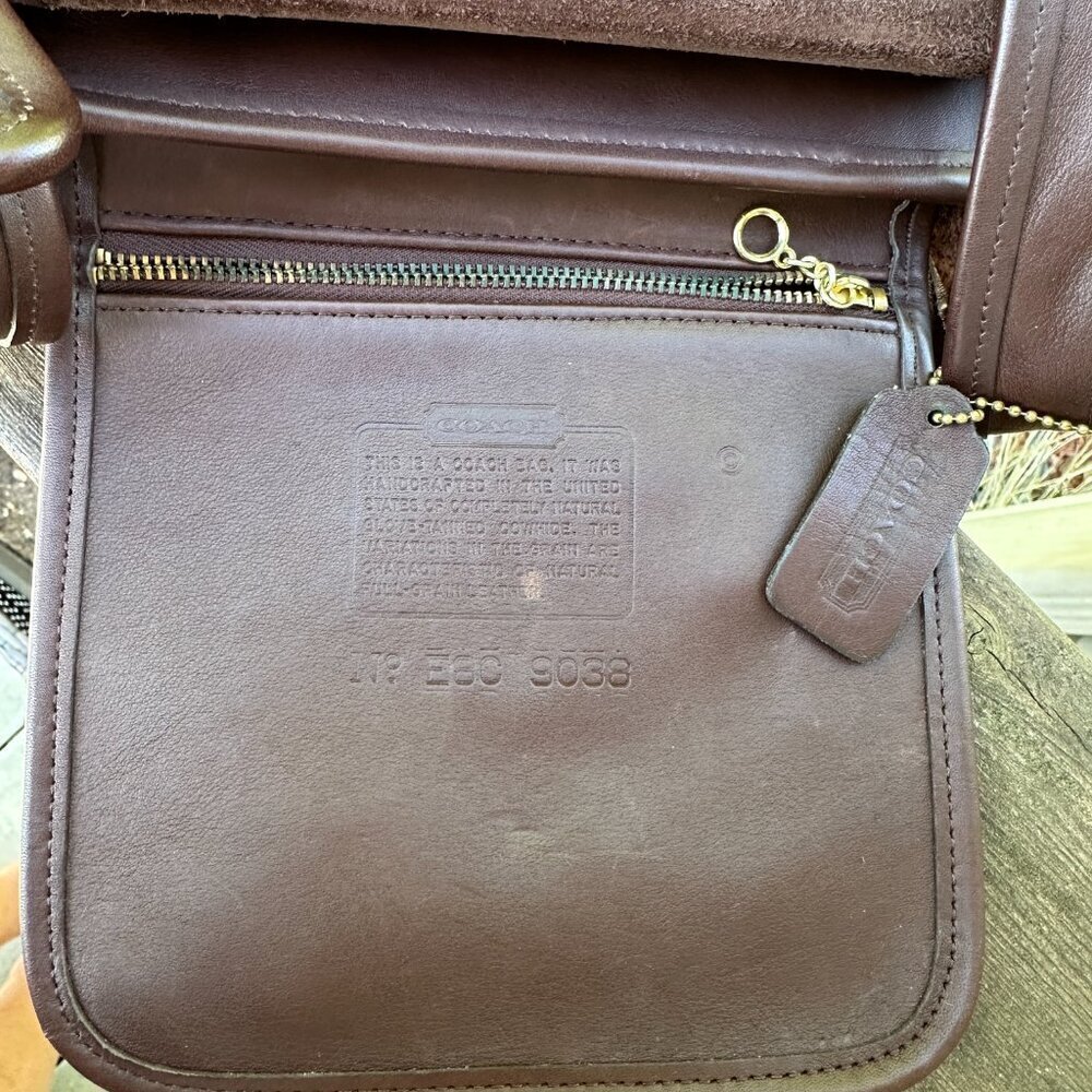 Vintage Coach Shelburne Bag 9038 Brown Color, Excellent Condition - Picture 12 of 15